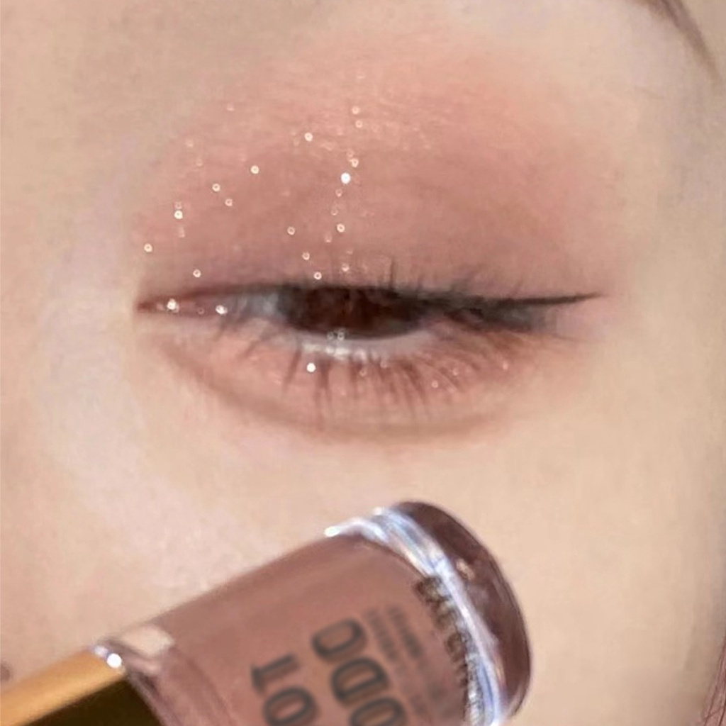 Toot DODO Phấn Mắt Dạng Lỏng Đơn Sắc Màu Lì Tự Nhiên Màu Xám Sữa Cà Phê Lấp Lánh Làm Giảm Sưng Hốc Mắt Và Lớn