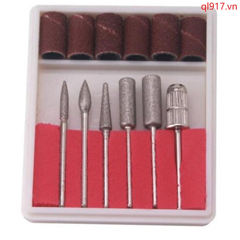 Set 6 Kim Mài Móng Tay Kèm 6 Vòng Đệm