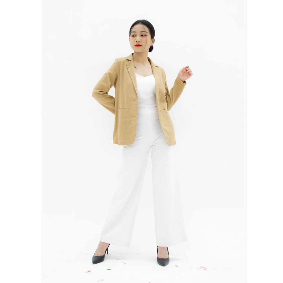 ÁO KHOÁC LINEN NỮ BE tới từ KHÀN phong cách Hàn Quốc, thanh lịch, sang chảnh, thời trang công sở (có ảnh thật) | BigBuy360 - bigbuy360.vn