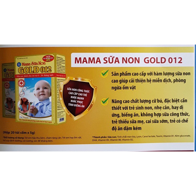 Mama sữa non Gold 012