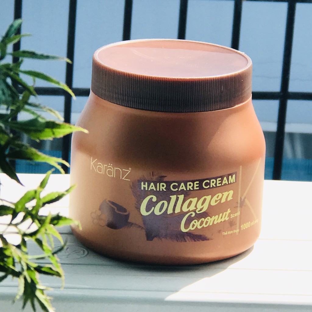 Kem ủ tóc (hấp dầu) Collagen Coconut Karanz 1000ml