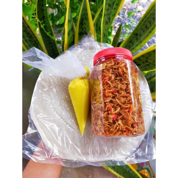 COMBO BÁNH TRÁNG PHƠI SƯƠNG MỀM DẺO + 200G MUỐI TÉP HÀNH SIÊU NGON