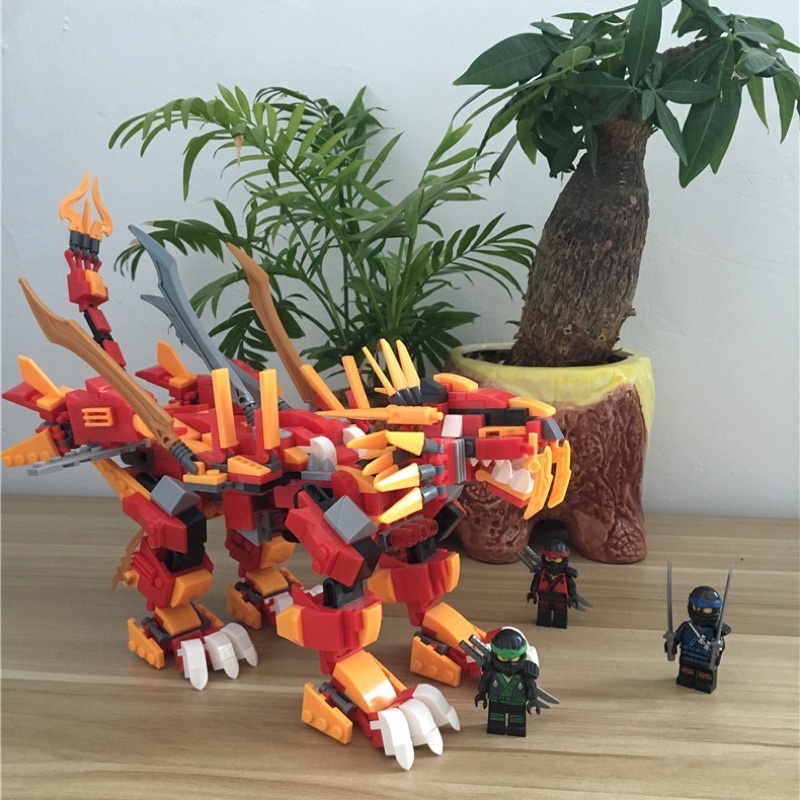 Lego con trai Ninjasn rồng phun lửa 431 miếng ghép