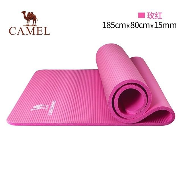 Thảm tập YOGA, GYM hiệu CAMEL (KT 185*80m dày 1,5mm ) có kèm hình có ảnh thật minh hoạ - Hàng nhập khẩu