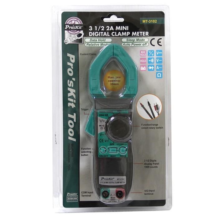 Ampe kìm dòng điện tử AC Pro'skit MT-3102