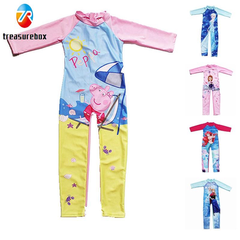 Bộ Đồ Bơi In Hình Hoạt Hình Dễ Thương Cho Bé