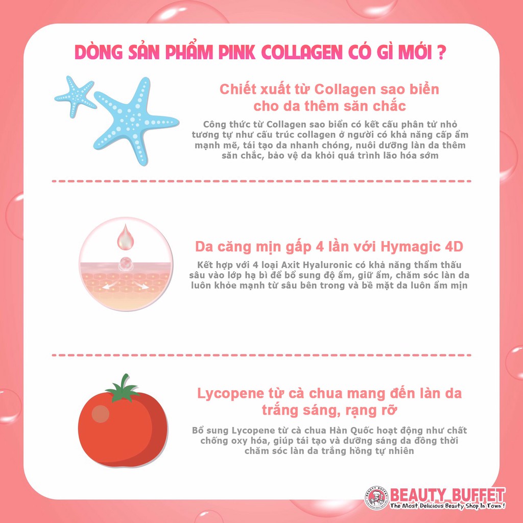 [Cleanser] Sữa rửa mặt cho da dầu mụn kiểm soát nhờn Beauty Buffet Scentio Pink Collagen 100ml