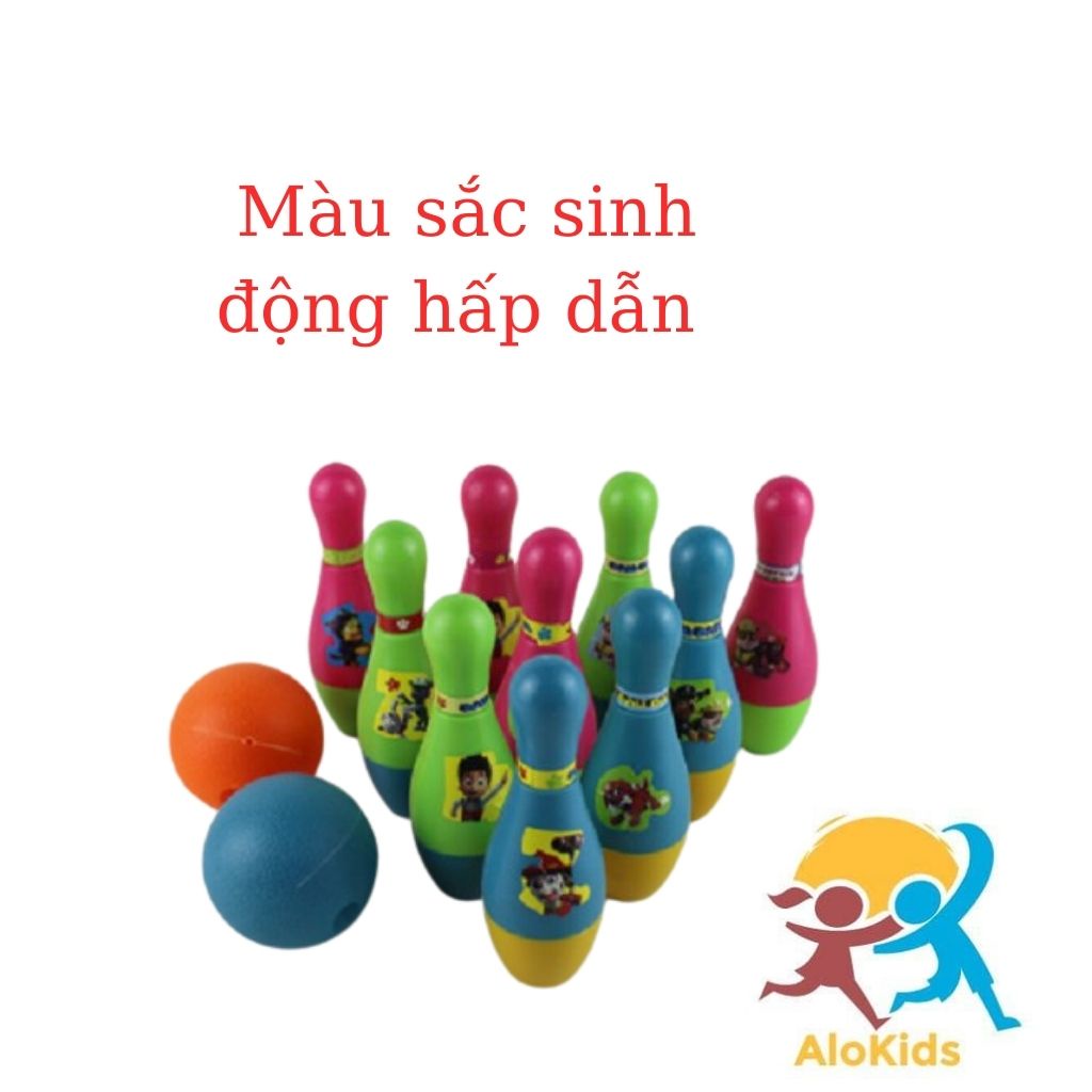 Đồ Chơi Hộp Bowling Nhựa Cho Bé Ham Vận Động Shop Alokidstb
