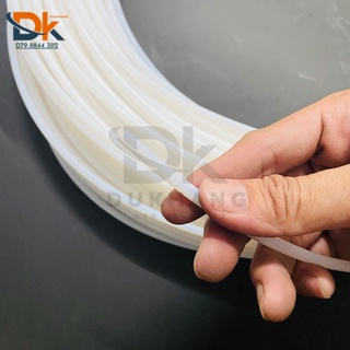 Ống nhựa TEFLON dẫn hóa chất PTFE trắng đục