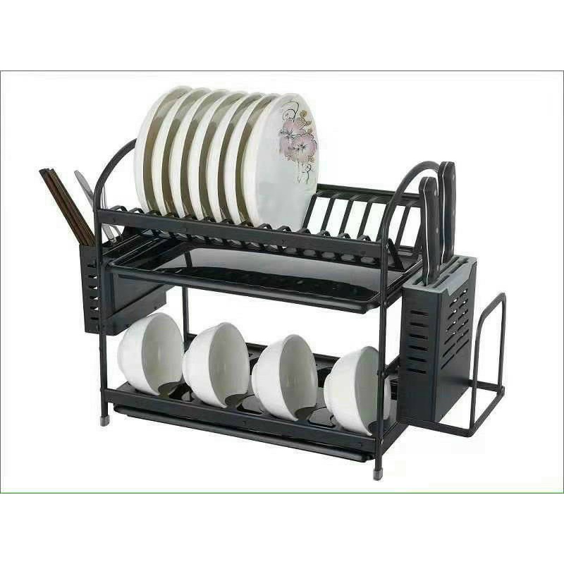 Kệ úp bát đĩa chống gỉ kèm khay hứng nước hàng sịn