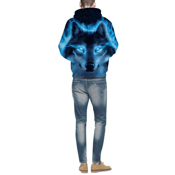 Áo hoodie in hình sói 3D cá tính cho nam nữ | BigBuy360 - bigbuy360.vn