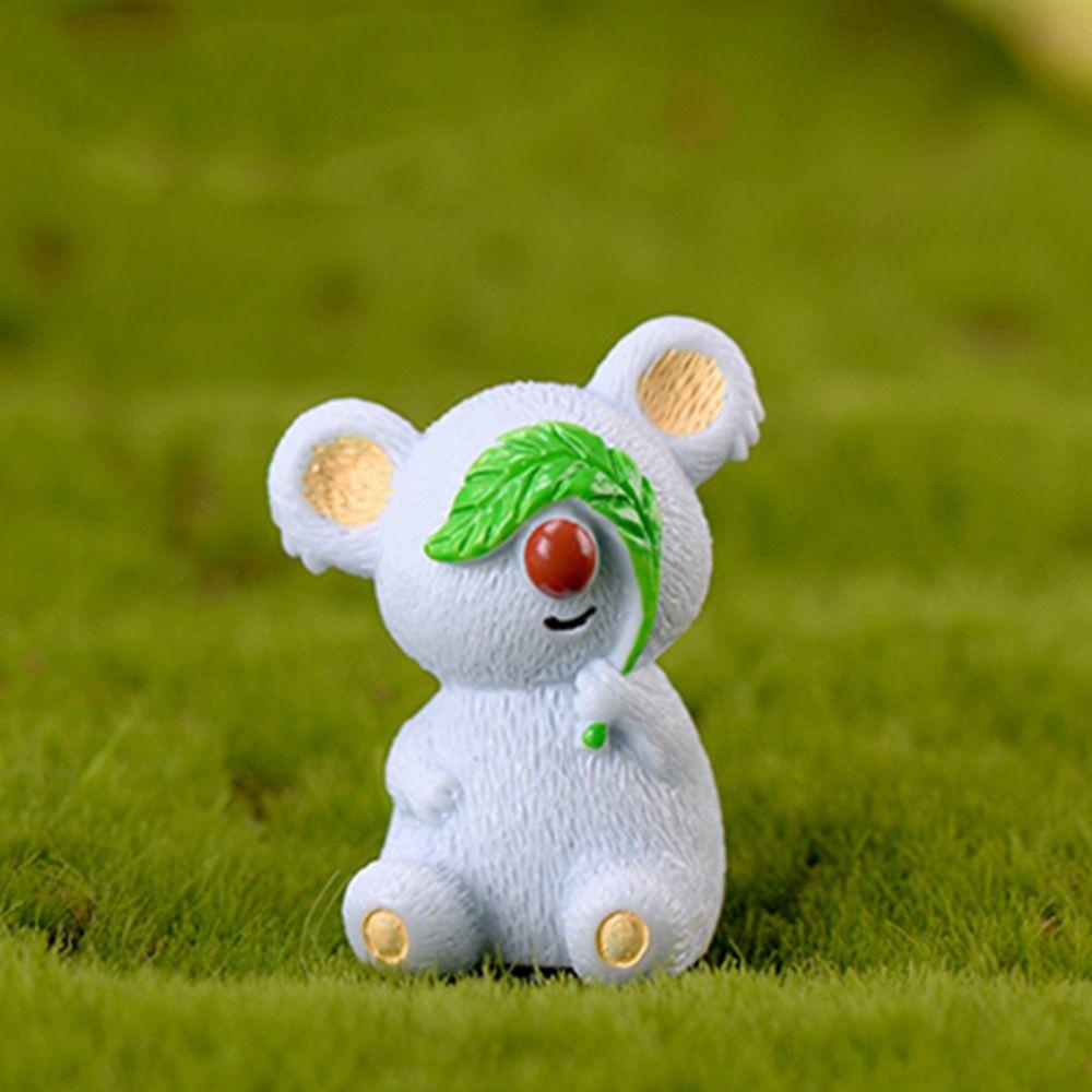 YIYU Đồ trang trí Gấu Koala Mini Bằng Nhựa Resin Dùng Trang Trí DIY