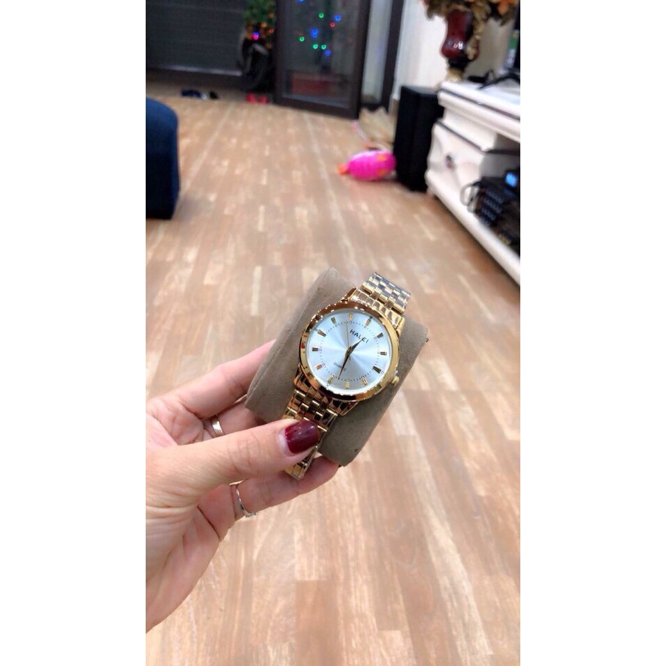 Đồng hồ nữ HALEI F68771 ĐỒNG HỒ DÂY KIM LOẠI DÁNG HOT HÈ 2018