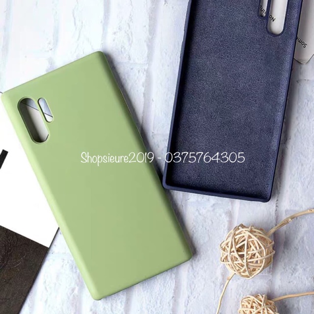 Ốp Silicone Mềm mịn cho Samsung Note 10 Plus/ Note 10 Pro Chống nước, Chống bám bẩn - Nhiều Màu