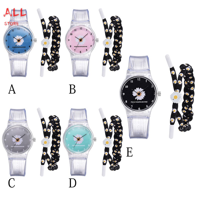 Đồng Hồ Nữ Dây Silicon Mặt Hình Bông Hoa Dễ Thương | BigBuy360 - bigbuy360.vn