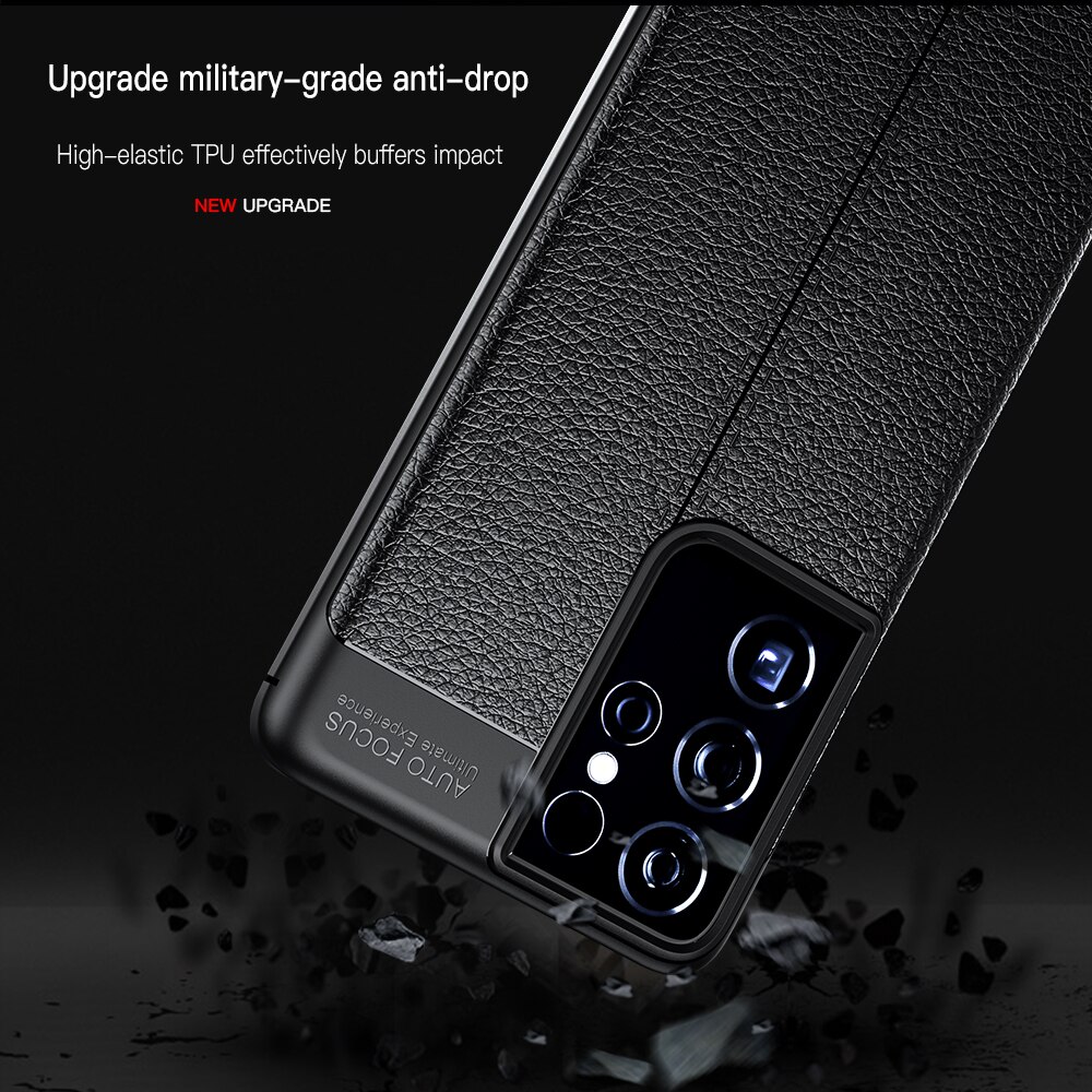 Ốp điện thoại vải da tinh tế cho Samsung S21 Ultra S21 + Plus 5g