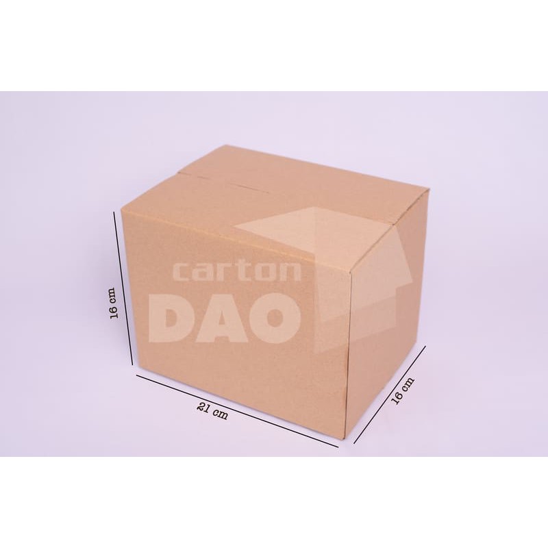 [QUAC50KS 🔥 Giảm ngay 50K] Hộp carton 21x16x16 cm đóng gói hàng vận chuyển COD