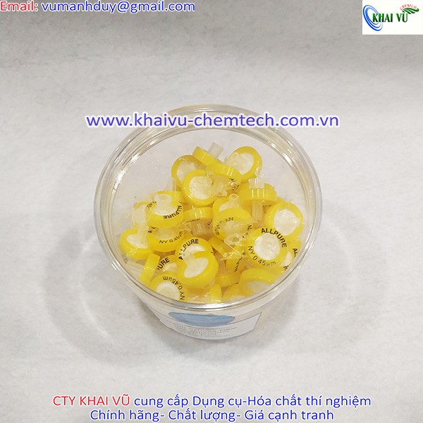 1 Hộp 100 cái Nút lọc Syring lọc Phin lọc sắc ký hãng Membrane Solution USA đường kính 13mm