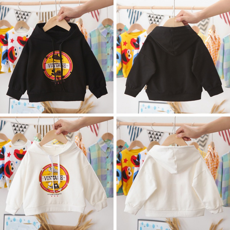 Áo hoodie in họa tiết đôi giày thời trang cho trẻ em