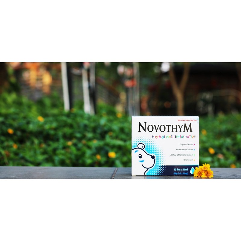 ✅[Chính hãng] NOVOTHYM giúp tăng sức đề kháng cho bé và tăng cường miễn dịch (Hộp 10 ống)