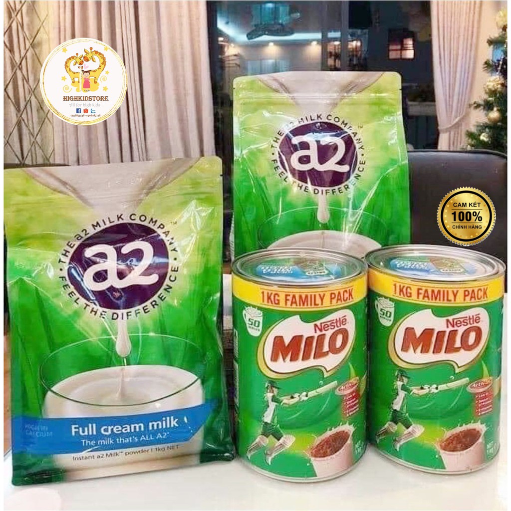 MILO 1KG NỘI ĐỊA CHUẨN ÚC [Date mới nhất]