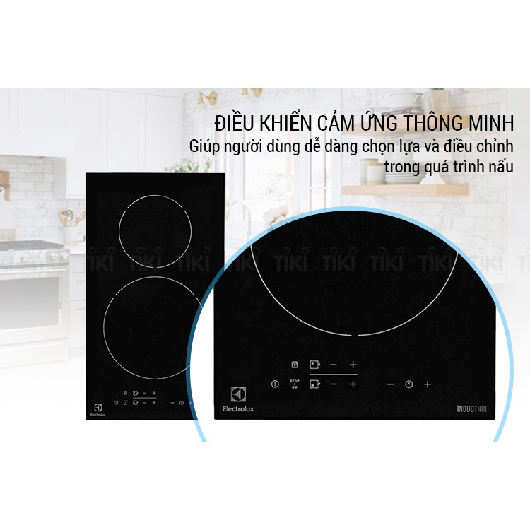 Bếp Âm Hồng Ngoại Đôi Electrolux EHH3320NVK