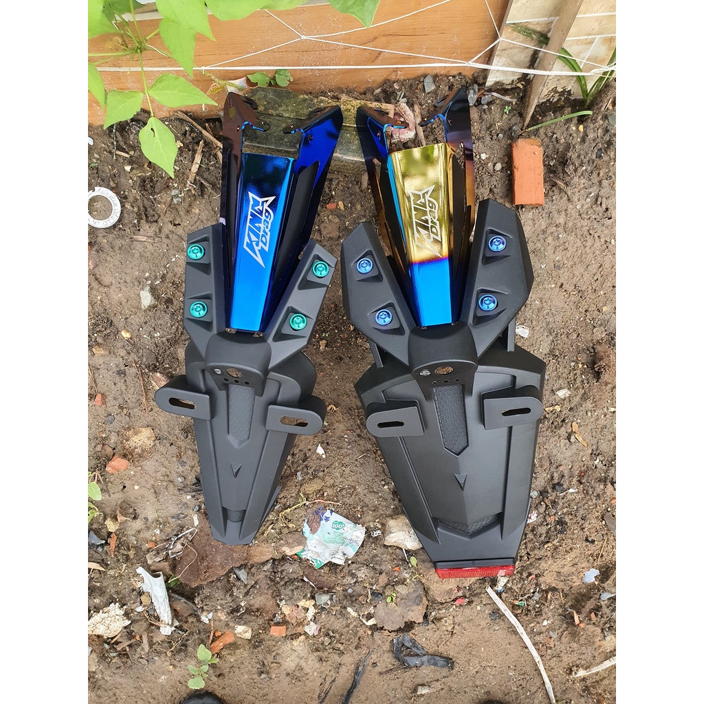 Ốp Đuôi Dè Biển Số Dè Sau Ex 150, Ốp Dè Sau Exciter 150, Ex150, Exciter150 Titan Kingdrag Loại Dầy Có Cân Kiểm Tra