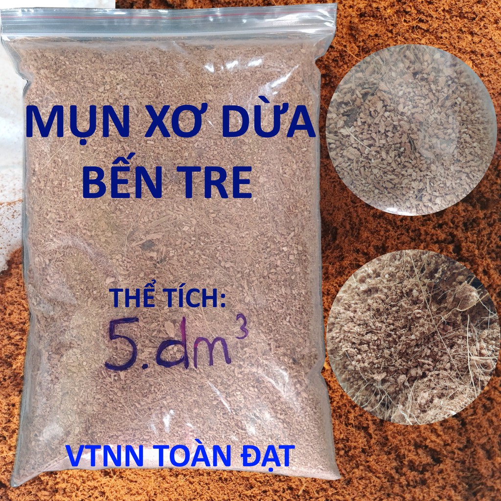 Mụn Xơ Dừa Trông Cây, Giá thể Trồng Rau Màu, Hoa Hồng, Cây Kiểng