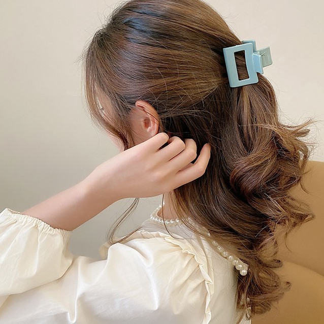 Kẹp tóc càng cua Acrylic kiểu dáng hình học thời trang Hàn Quốc cho nữ (Hairclips)
