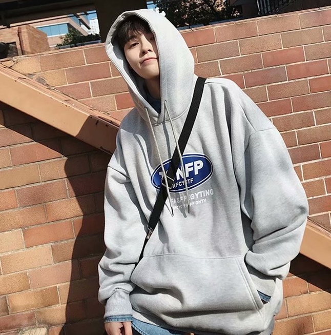 Áo hoodie tay dài kiểu dáng thời trang phong cách Hàn Quốc (M-5Xl)