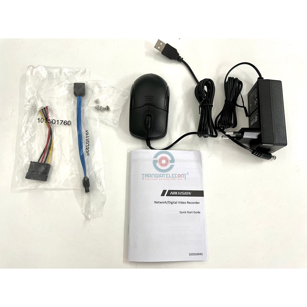 Đầu ghi hình 08 kênh HIKVISION DS-7208HGHI-K1 Turbo HD 3.0 vỏ sắt - TRANGIATELECOM