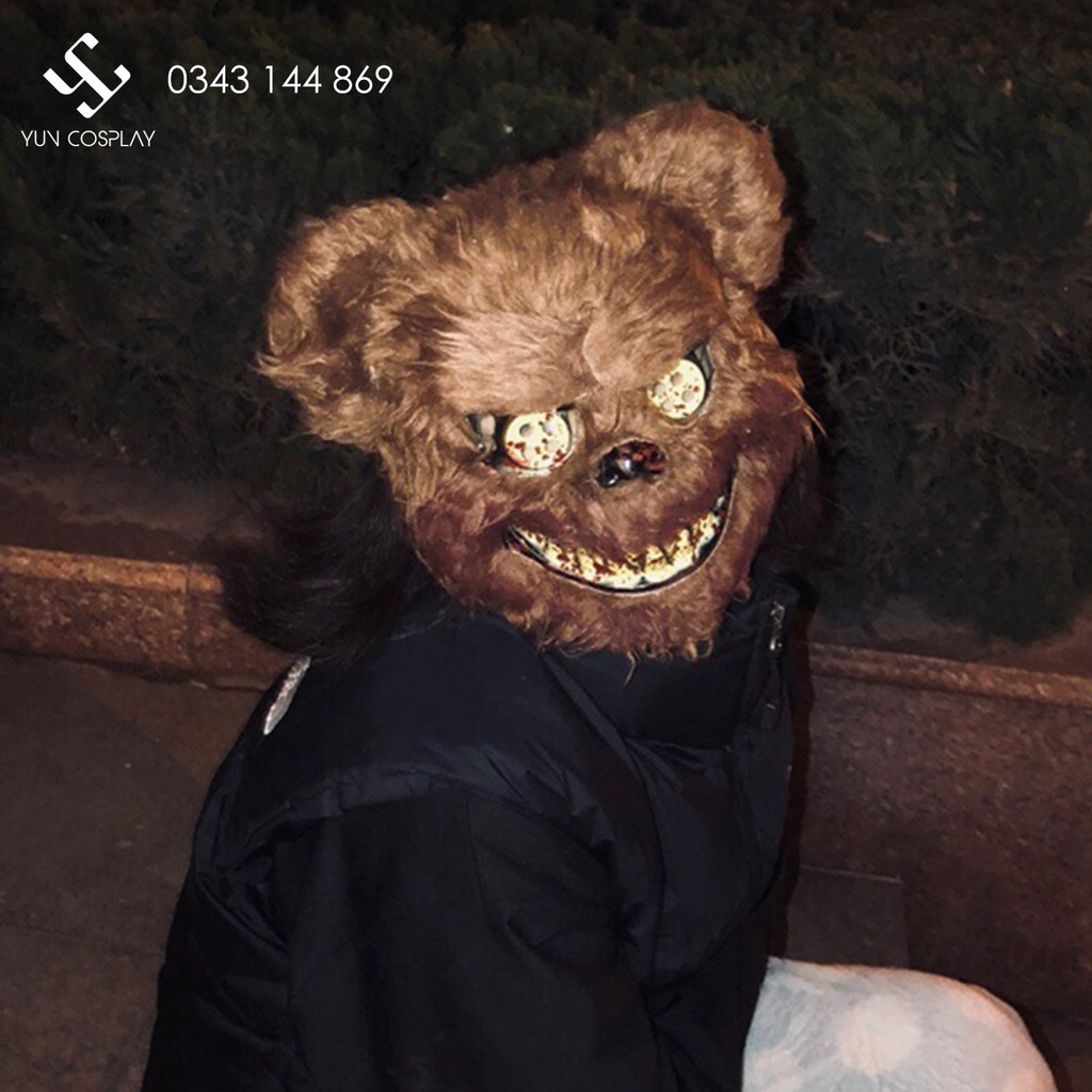 Mặt nạ gấu thỏ kinh dị hóa trang Halloween | BigBuy360 - bigbuy360.vn
