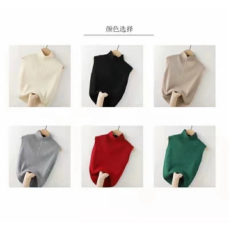 Áo Len Thun Sát Nách Nữ Hàng Quảng Châu Free Size 40-58Kg