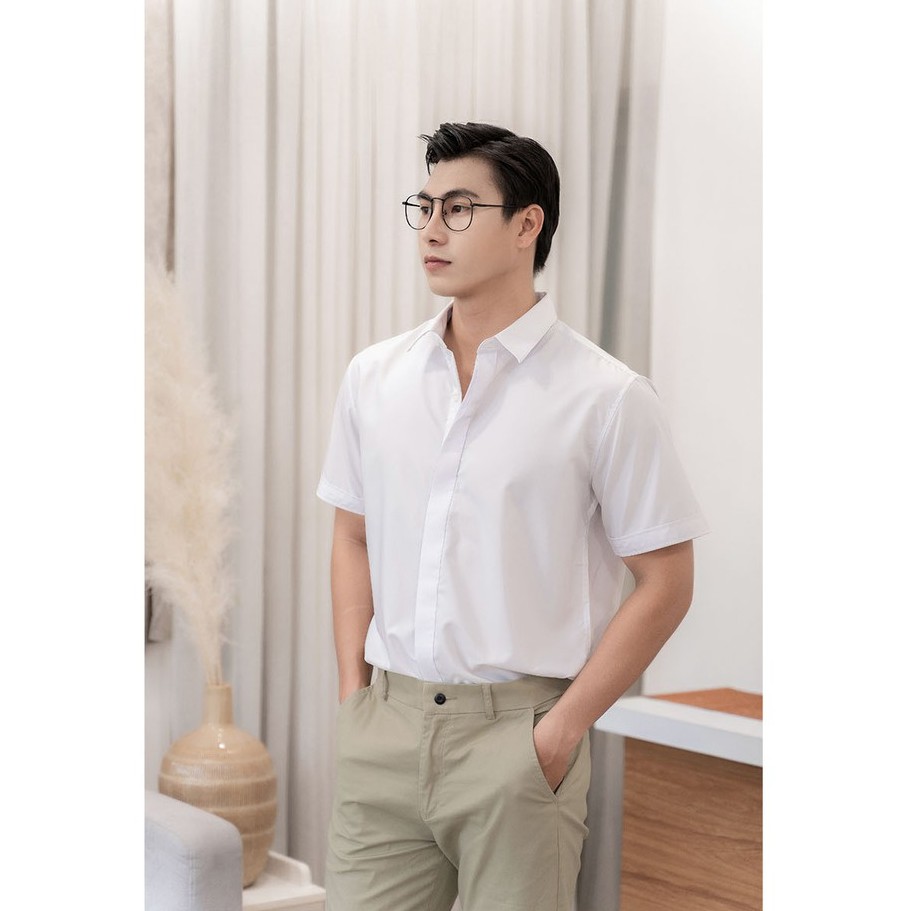 Sơ Mi Nam Ngắn Tay Đơn Giản YaMe M3 20006