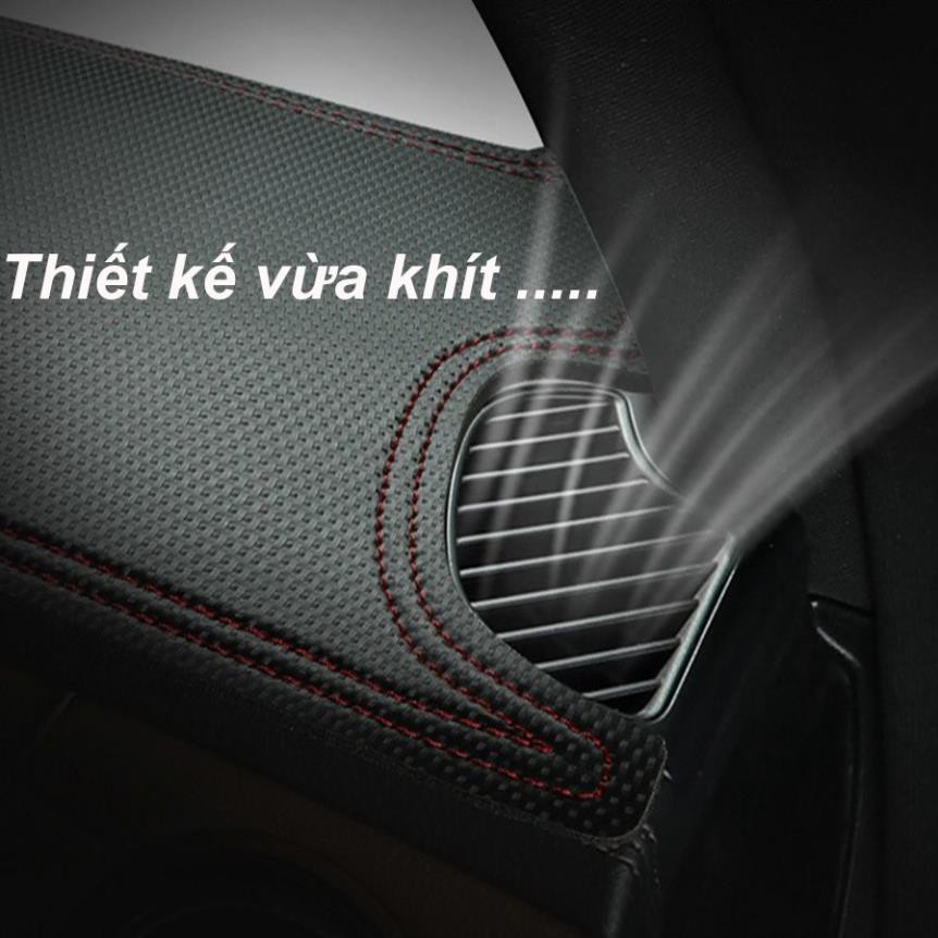 Thảm Taplo Da Kia Morning 2021 Da Carbon Cao Cấp có chống trượt