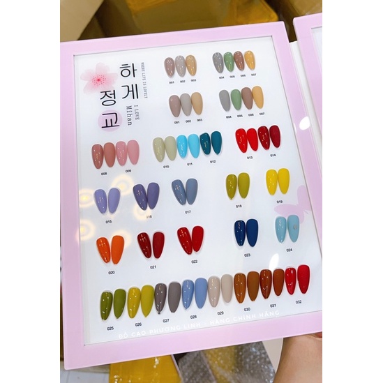 Sơn gel Mihan set 60 hàng chính hãng , sơn gel hàn quốc