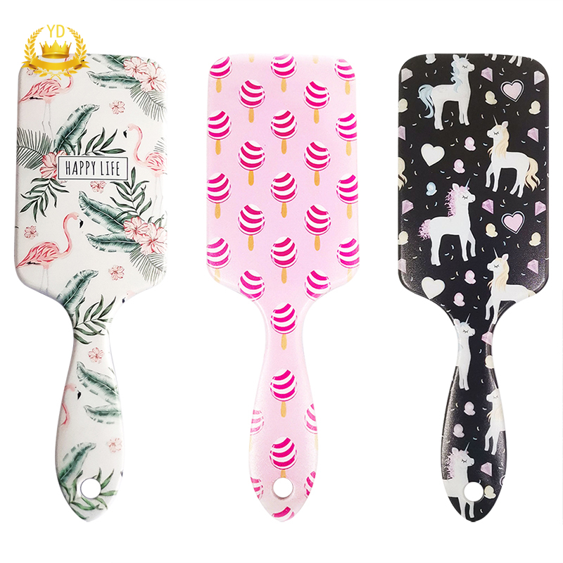 [Hàng mới về] Lược chải tóc bằng nhựa họa tiết hoạt hình đáng yêu