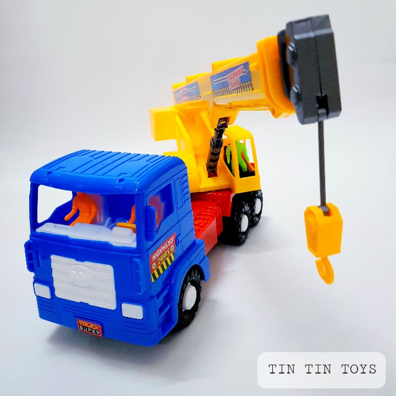 HÀNG VN - TO - ĐẸP] Đồ chơi xe cần cẩu chạy trớn 40cm