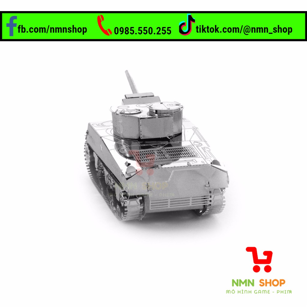 Mô hình lắp ráp - Xe tăng Sherman - 3DJS070