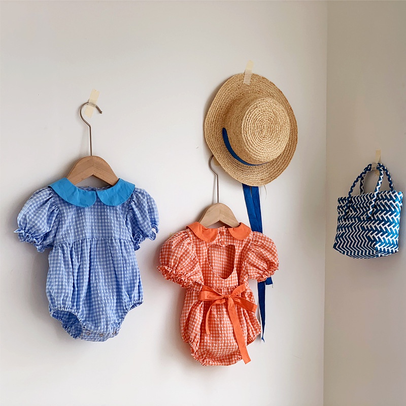 Jumpsuit NgắN Tay Cho Bé GáI (0-2 TuổI)