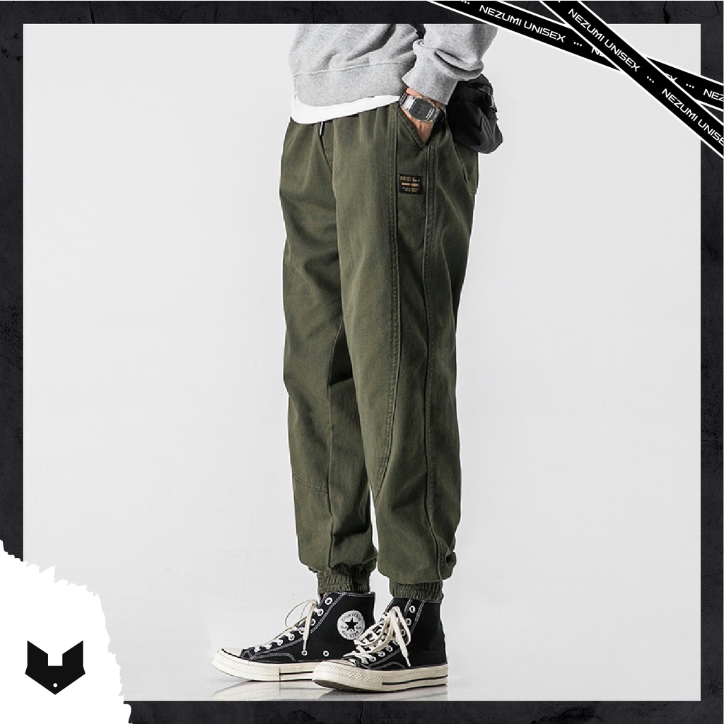 Quần jogger unisex nam nữ boxpant, túi hộp  tập gym, hiphop đường phố