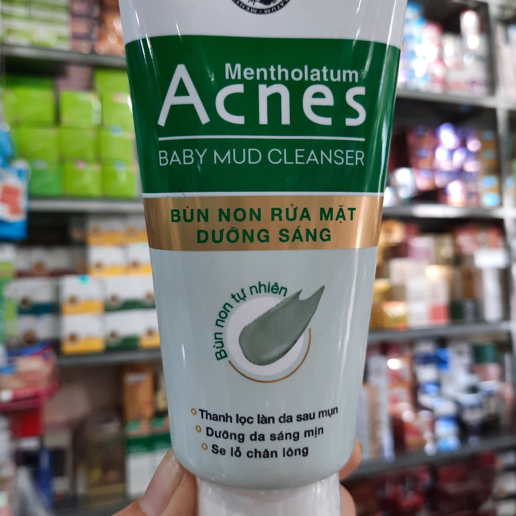 Sữa rửa mặt bùn non Acnes Baby Mud 100g