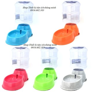 Khay và bình chứa đựng thức ăn cho Pet (chó+mèo)