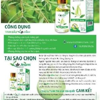 Tinh dầu tràm DR.TRAM