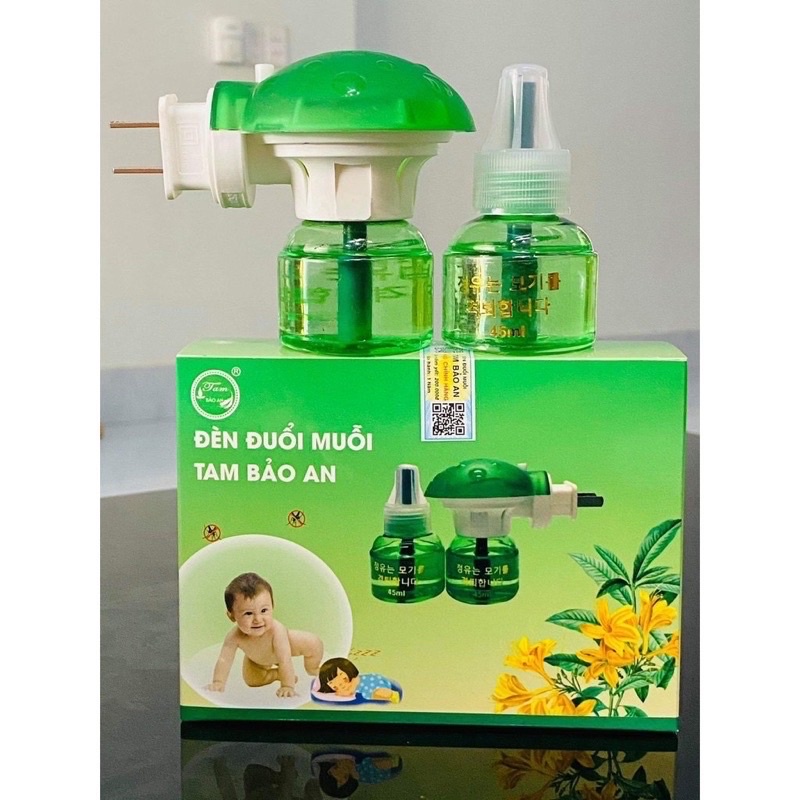 Combo 1bo đèn đuổi muỗi và 3 lọ dầu