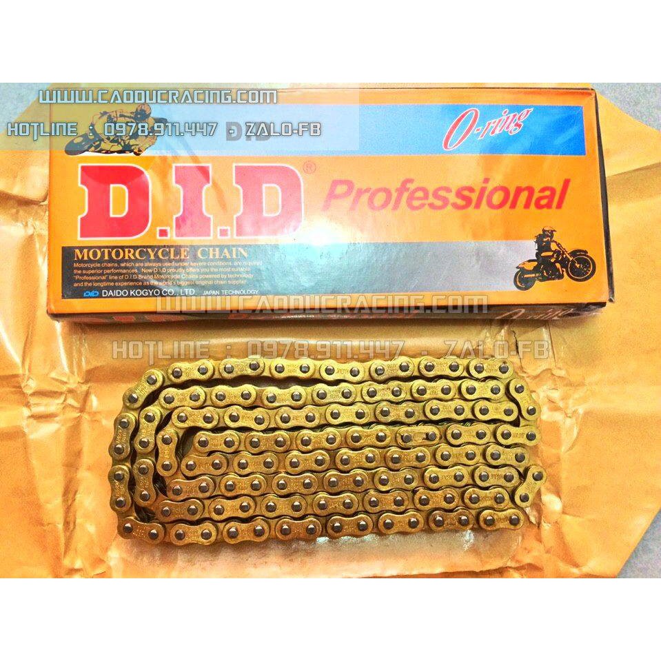 Sên xích DID chính hãng phốt Cao su- Made in Japan nhật bản