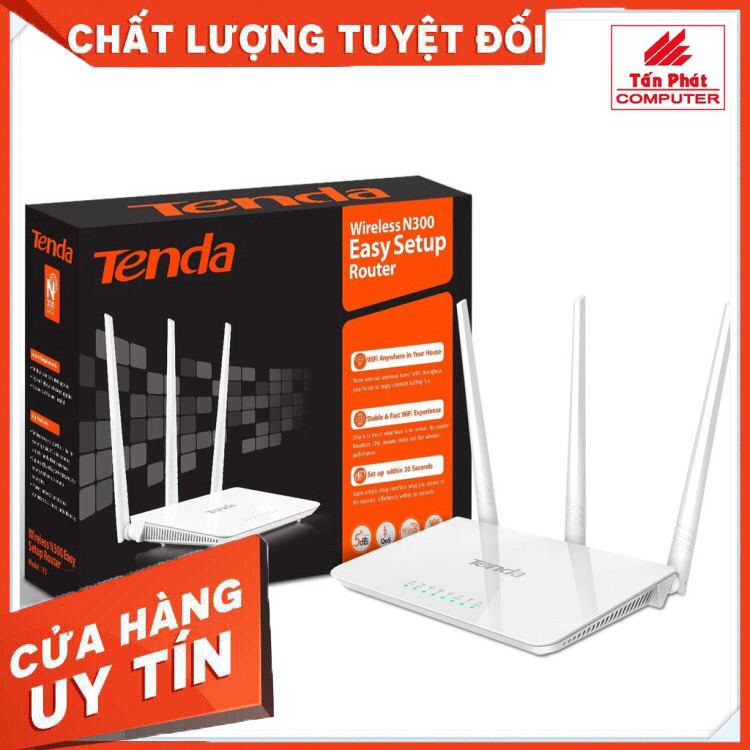 Bộ Phát Wifi Chuẩn N 300Mbps Tenda F3 - hàng chất lượng, giá tốt nhất