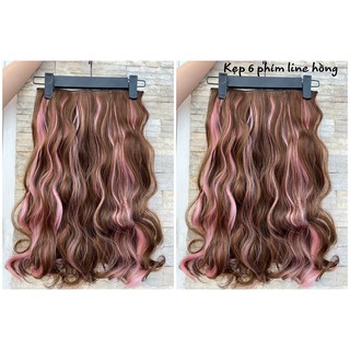 [HÌNH THẬT]Tóc kẹp xoăn line cao cấp