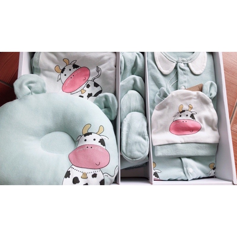Set combo quà tặng quần áo sơ sinh nhập khẩu cao cấp cho bé