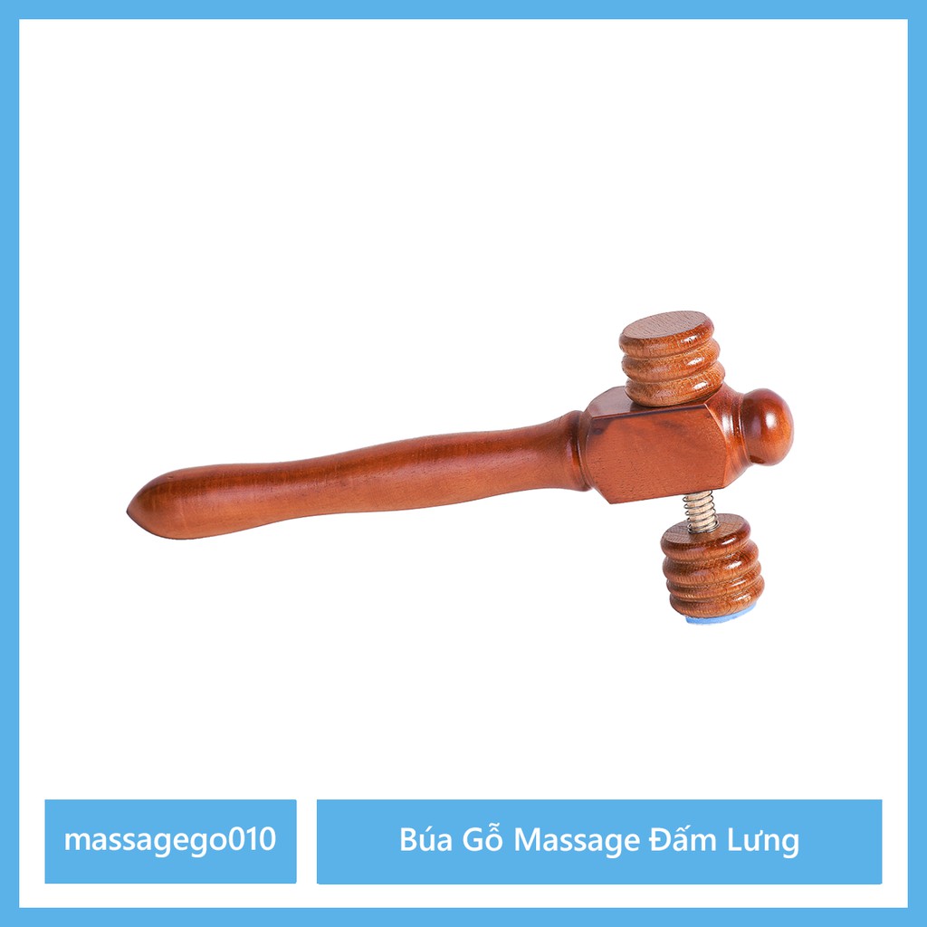 MASSAGE đấm lưng gỗ, giảm đau mỏi cơ, thư giãn, cực kỳ tiện dụng